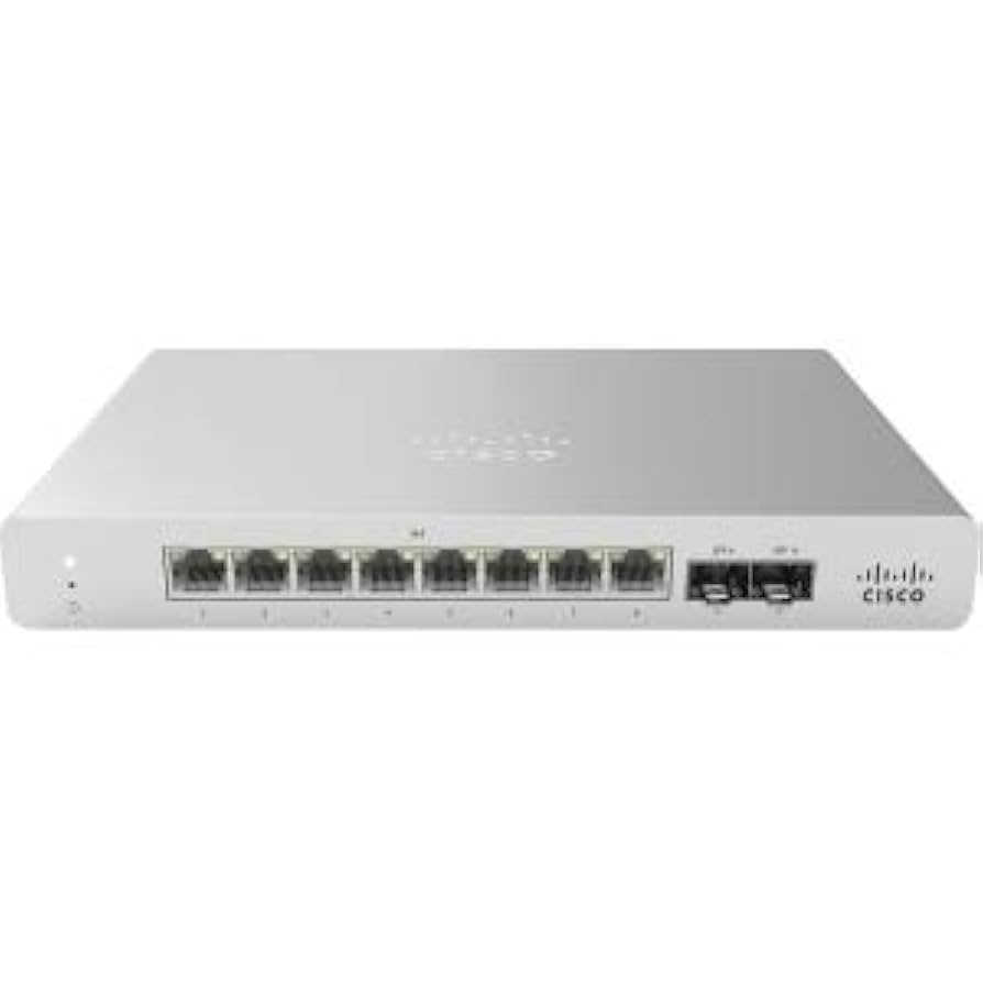 【新品・未使用】Cisco Meraki MS120-8LP PoE対応 Cisco Meraki MS120-8LP 1G L2 Cloud Managed 8X GigE 67W PoE